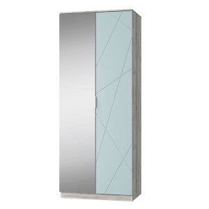 Лагуна Шкаф 2-х дверный для одежды с зеркалом (МЛК)